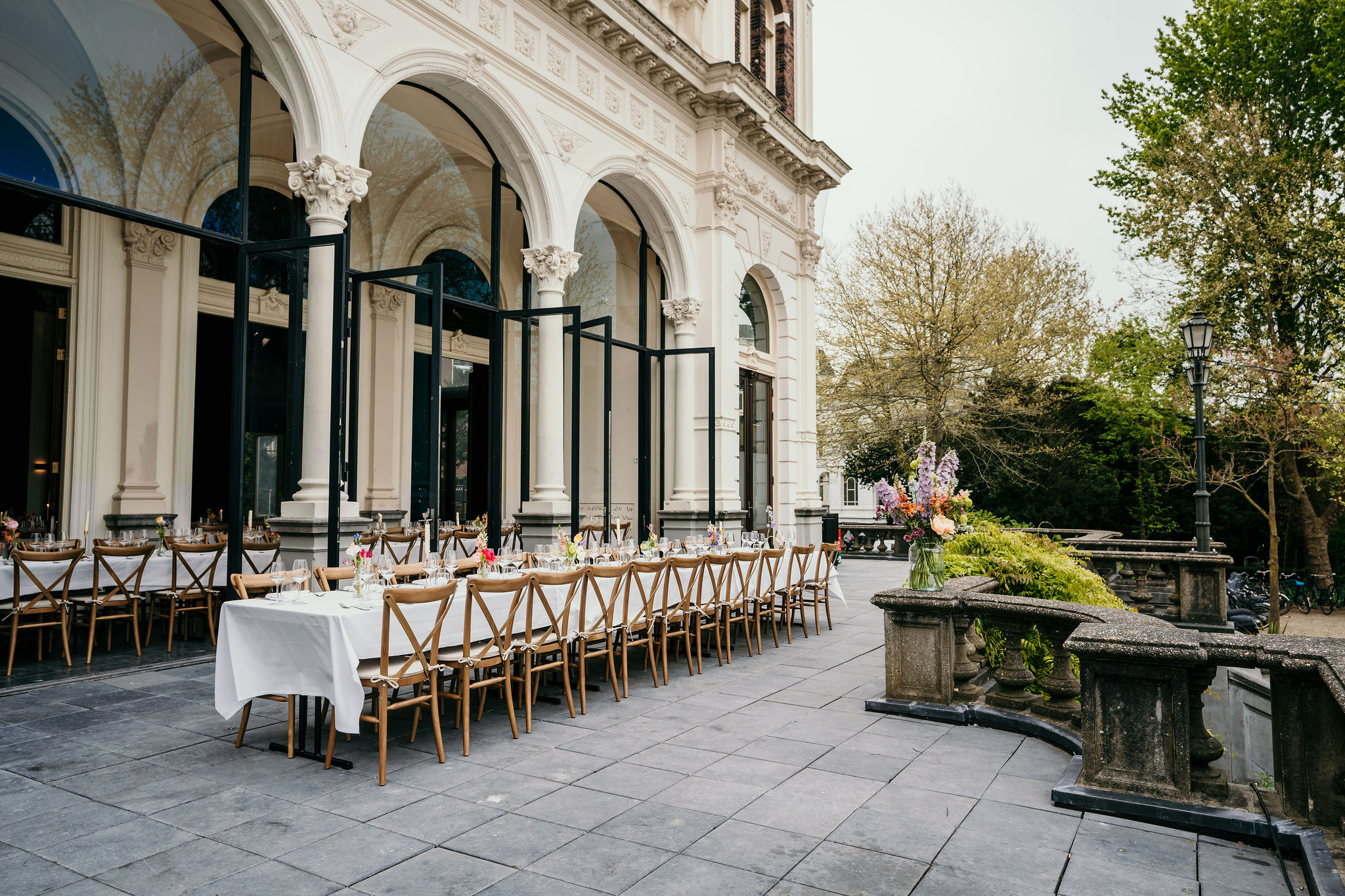 Het Bordes Het Vondelparkpaviljoen in het Vondelpark